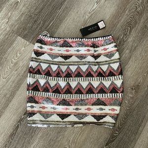 Ark & Co. sequin skirt